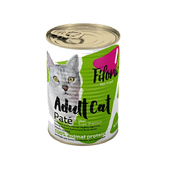 فیفورا کنسرو پته گوساله گربه بالغ 400 گرم